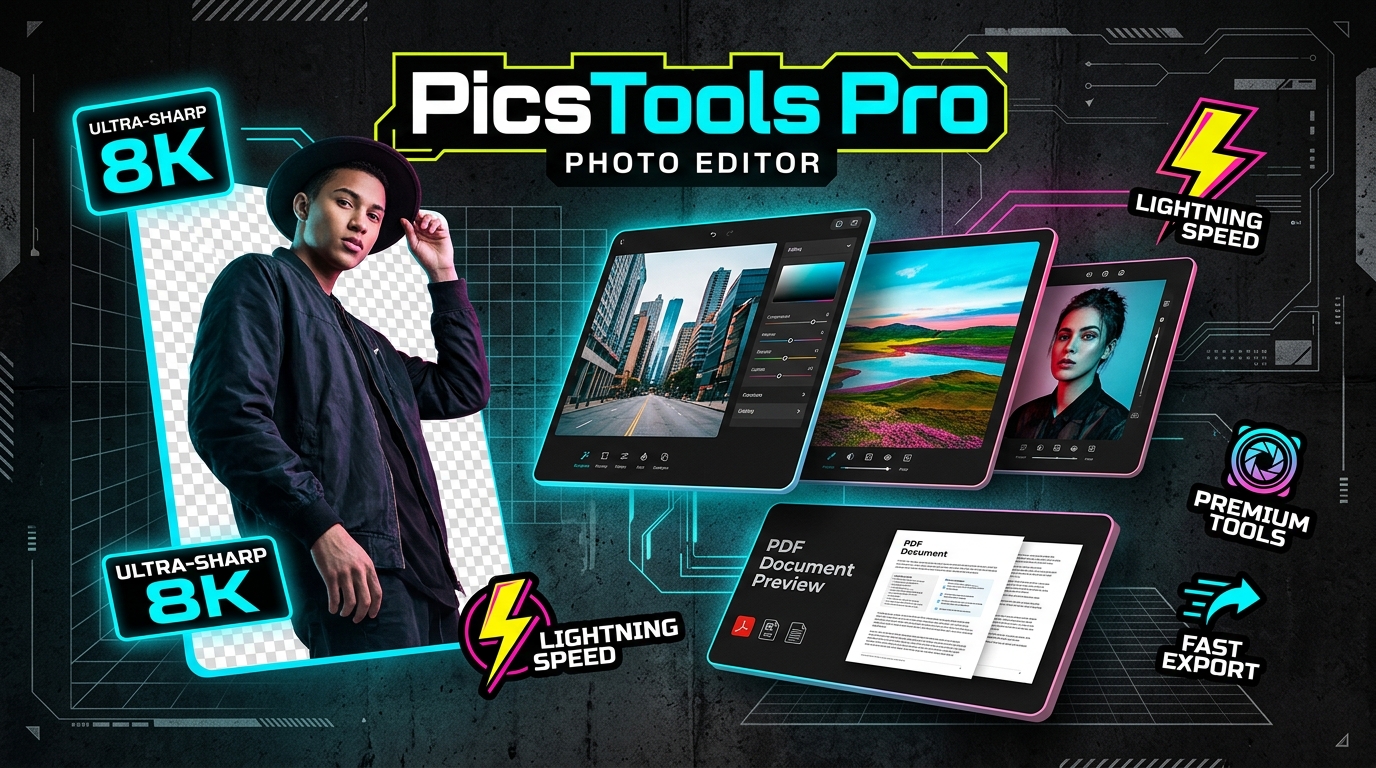 PicsTools Pro Ultra-Sharp 8K Architecture and Offline Suite